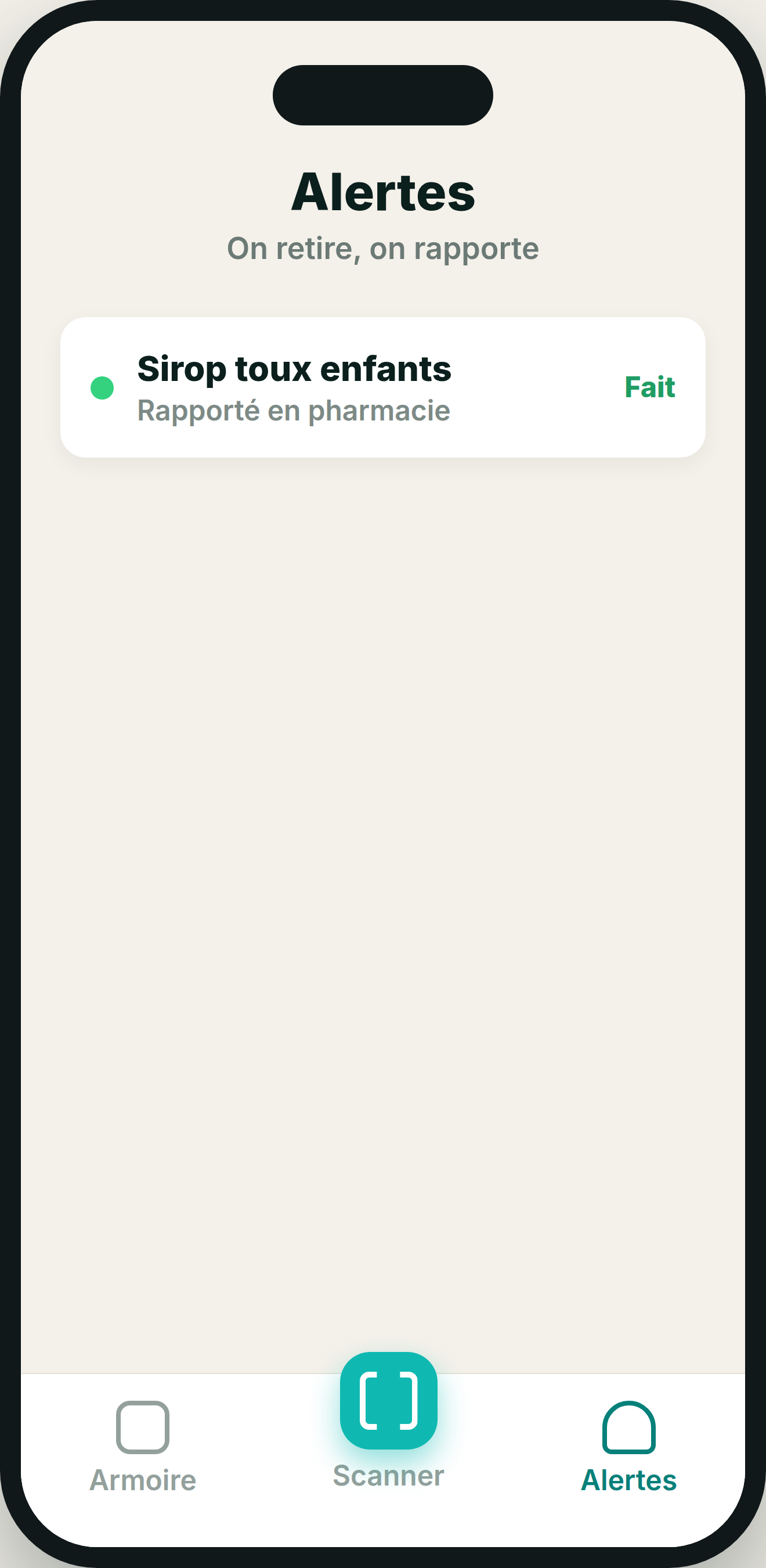 Rappel de rapporter en pharmacie un médicament dont la date est dépassée